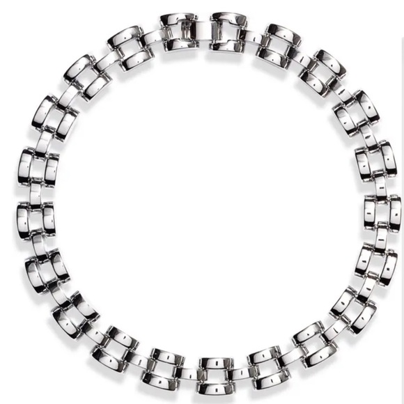 NWT ♠️ Kate Spade Link Statement Collar Necklace - Picture 1 of 6
